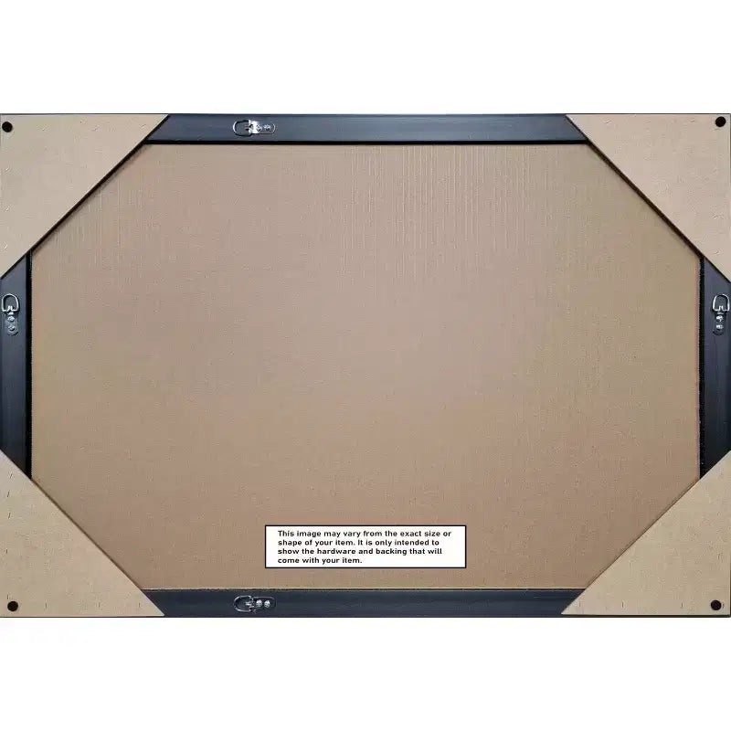 Miroir mural en bois rectangulaire moderne sans assemblage