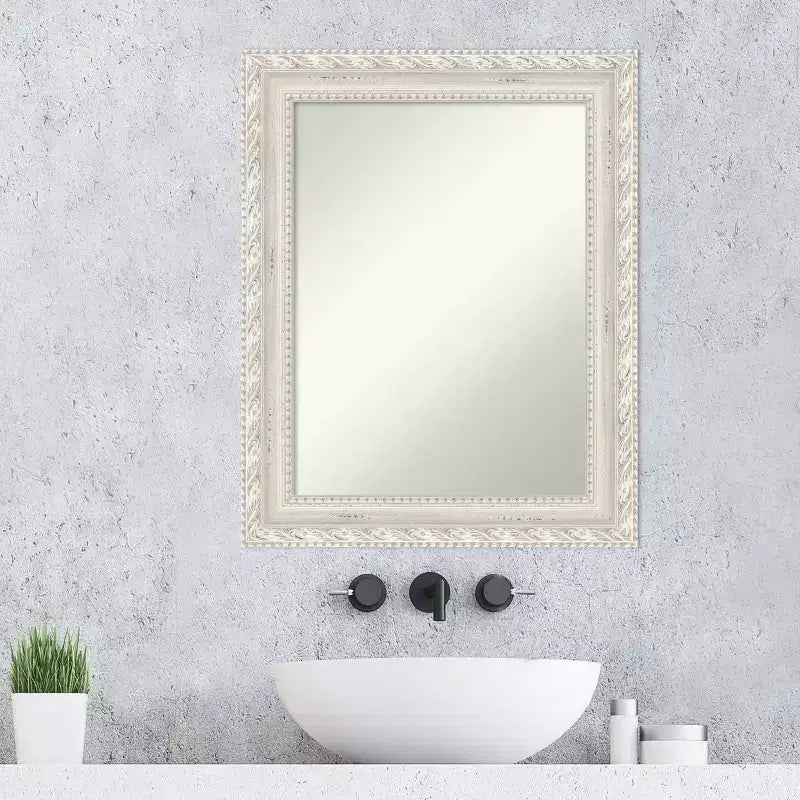 Miroir mural en bois rectangulaire moderne sans assemblage