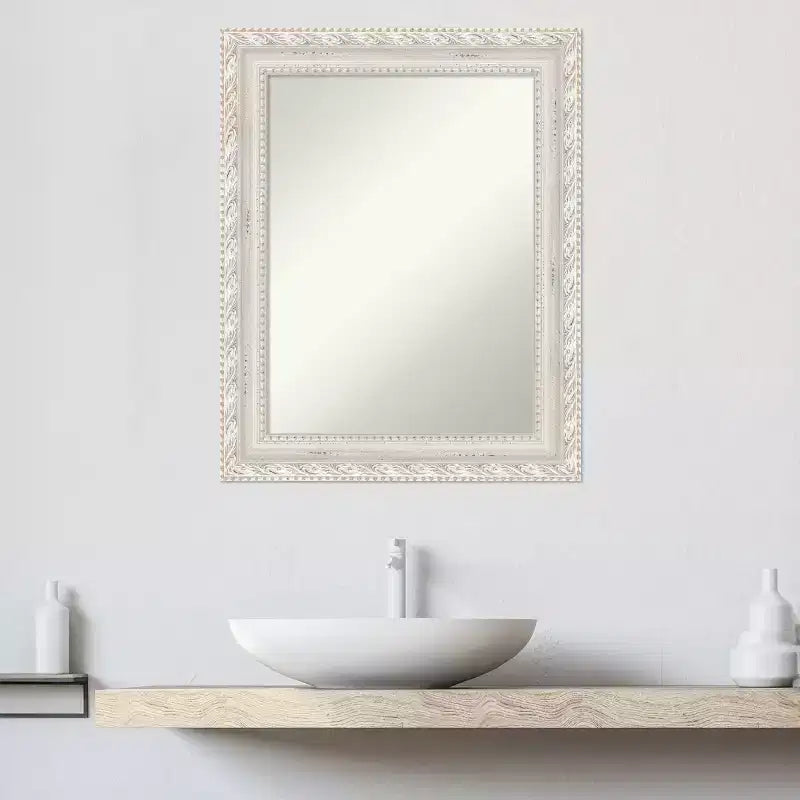 Miroir mural en bois rectangulaire moderne sans assemblage