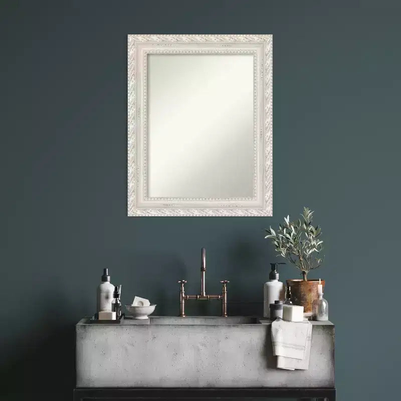 Miroir mural en bois rectangulaire moderne sans assemblage