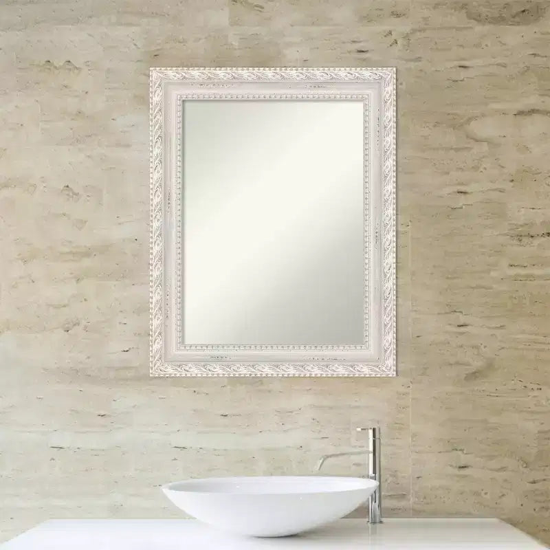 Miroir mural en bois rectangulaire moderne sans assemblage