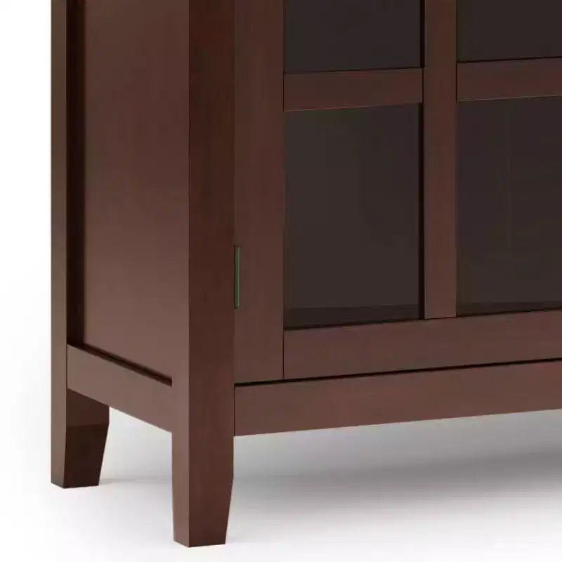 Bahut Russet Brown : Bois massif 3 tiroirs 2 portes