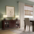 Bahut Russet Brown : Bois massif 3 tiroirs 2 portes