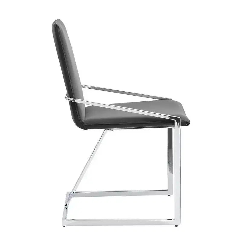 Fauteuil d'appoint : Piètement en métal chromé et velours luxueux