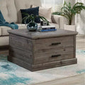 Table basse carrée Pin Galet : MDF style Ferme