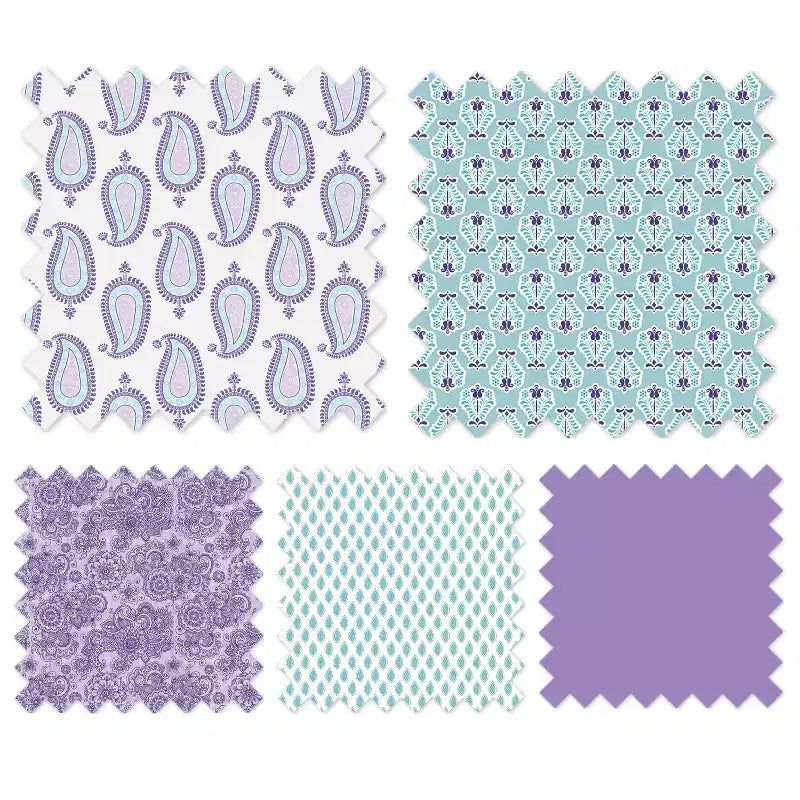 Panier à linge pliable aqua/lilas/violet