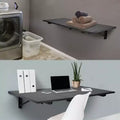 Table pliante murale rabattable robuste pour cuisine, bureau, buanderie, garage, sous-sol