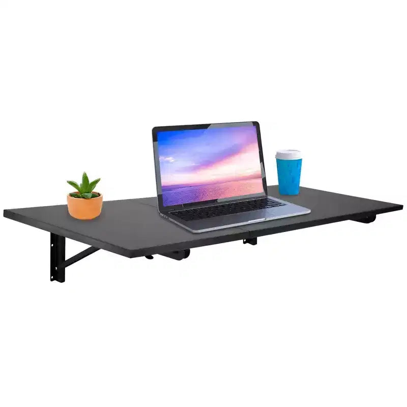 Table pliante murale rabattable robuste pour cuisine, bureau, buanderie, garage, sous-sol