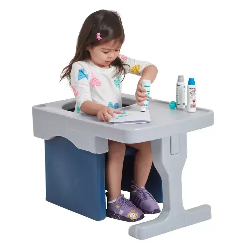 Accessoire de bureau pour mobilier enfant gris clair