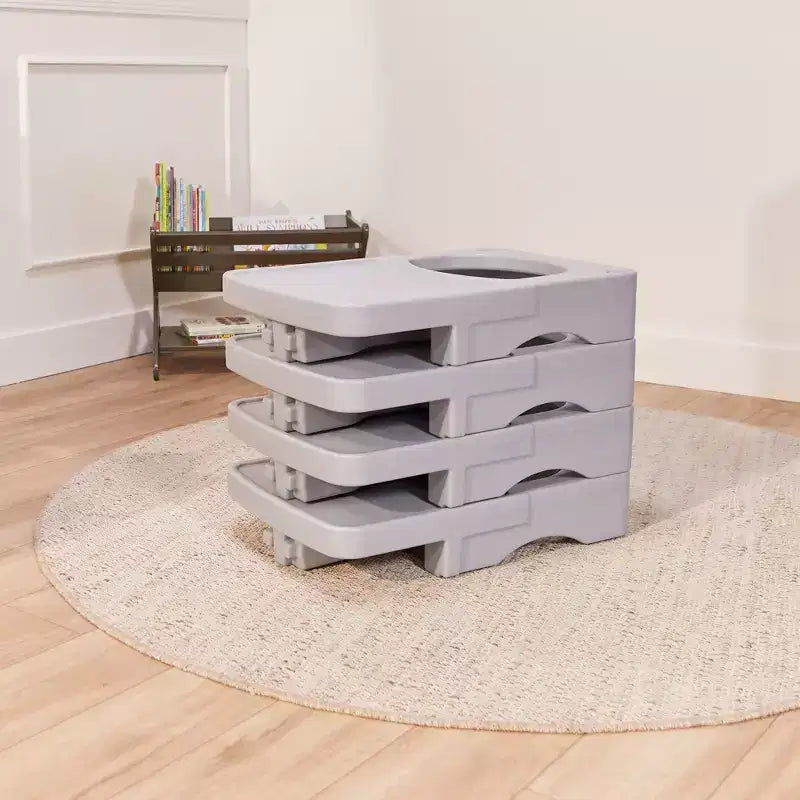 Accessoire de bureau pour mobilier enfant gris clair