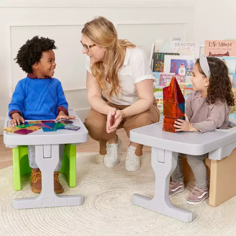 Accessoire de bureau pour mobilier enfant gris clair
