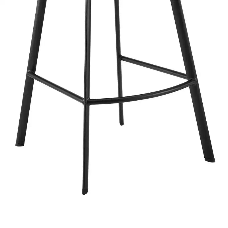 Tabouret de bar réglable en similicuir et métal