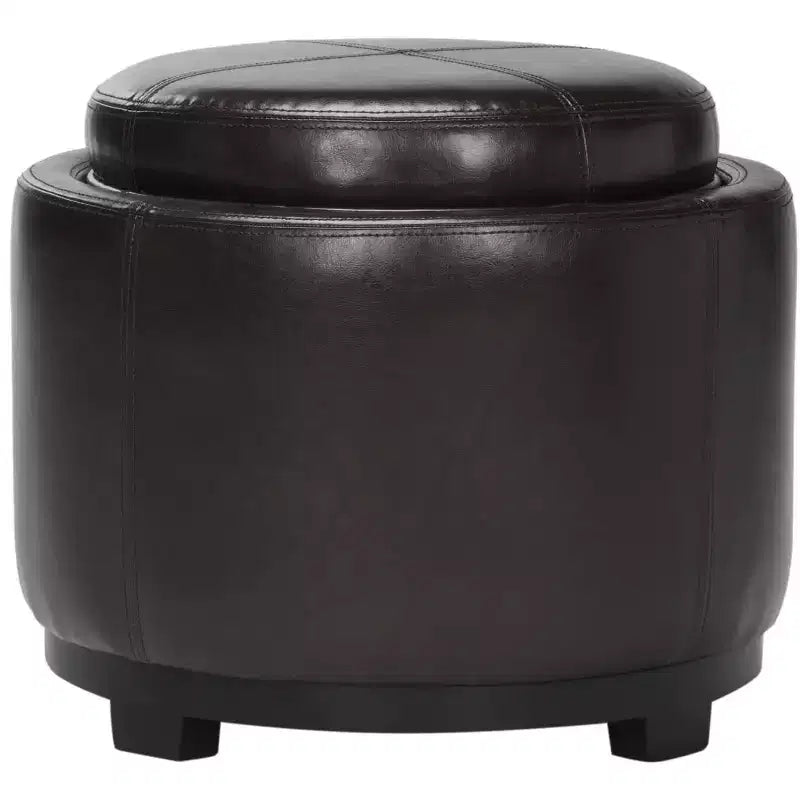 Pouf plateau rond