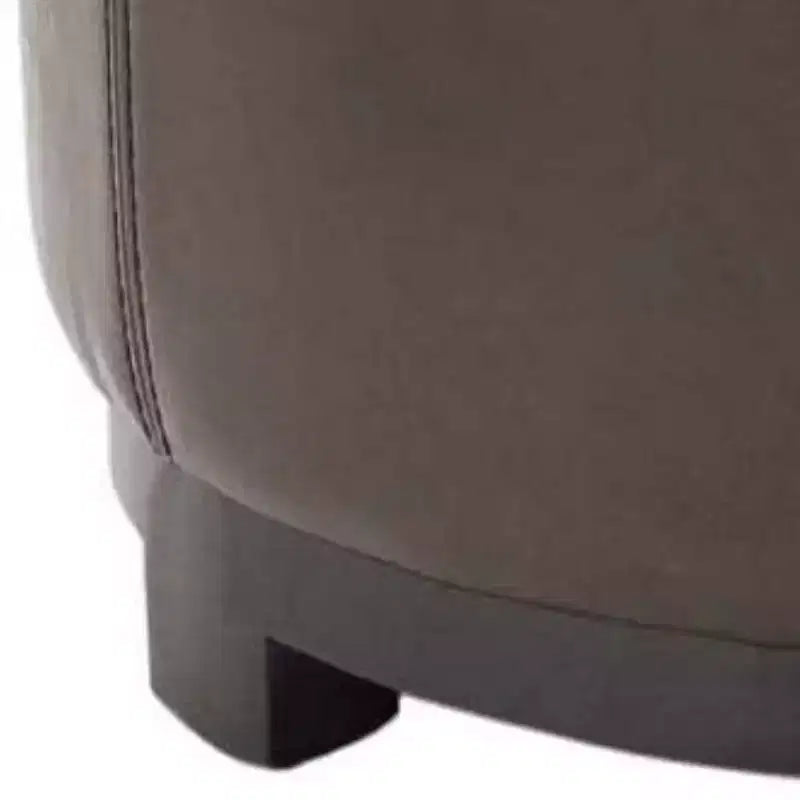 Pouf plateau rond