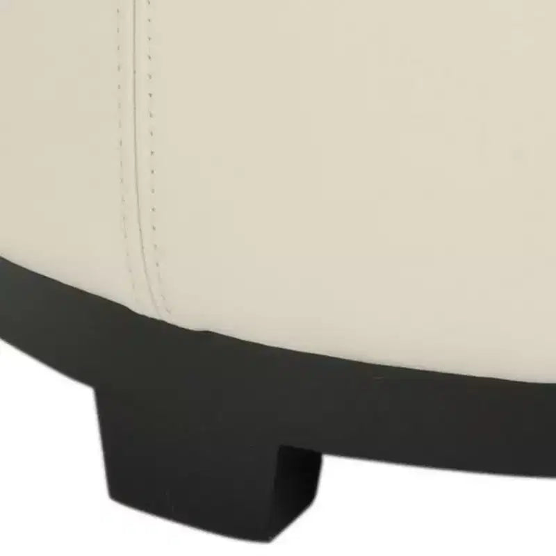 Pouf plateau rond