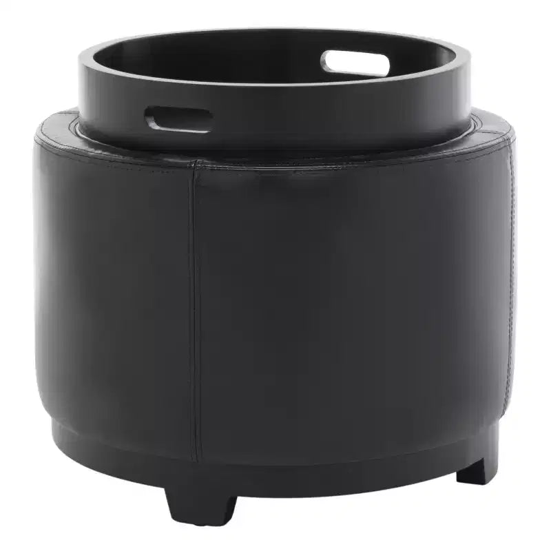 Pouf plateau rond