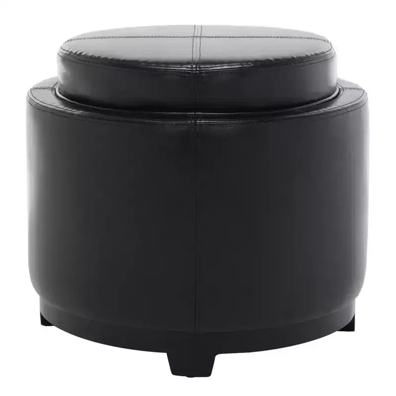 Pouf plateau rond