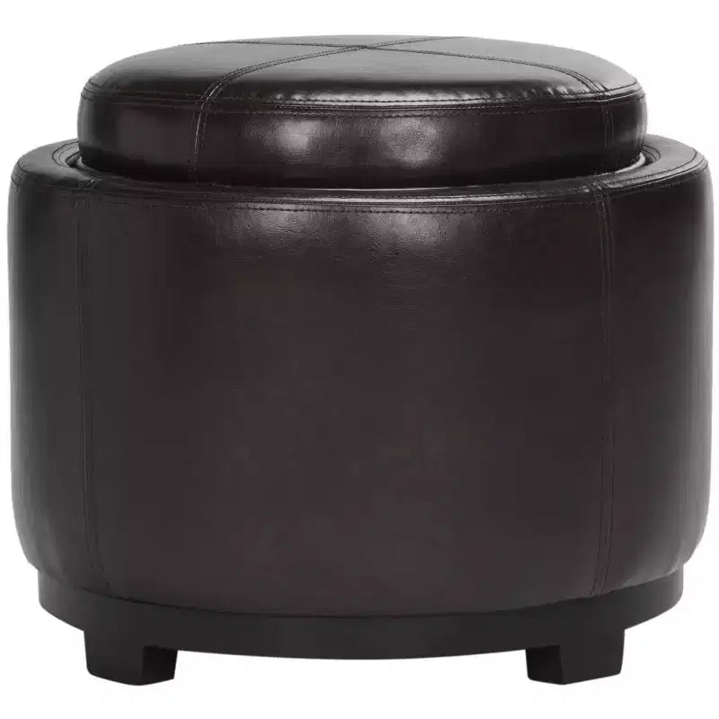 Pouf plateau rond