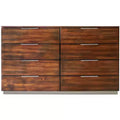 Brylin 8 Drawer Modern Dresser - SFV2112 - Dark Walnut - Safavieh Couture