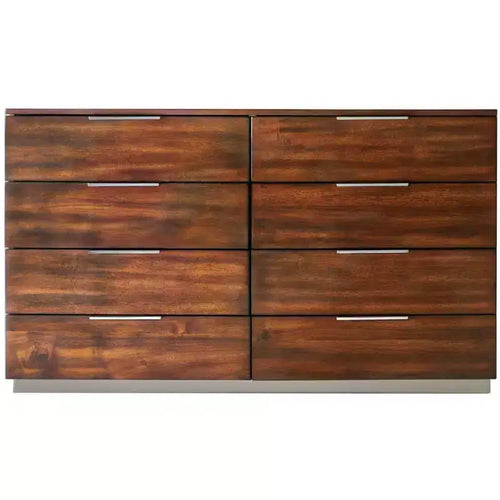 Brylin 8 Drawer Modern Dresser - SFV2112 - Dark Walnut - Safavieh Couture