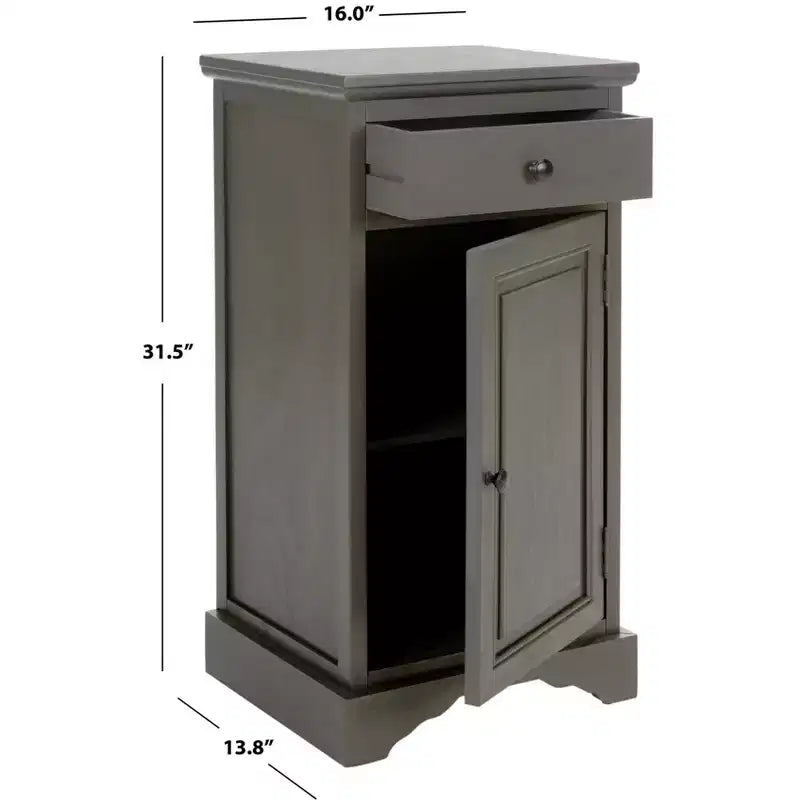 Armoire de rangement grise