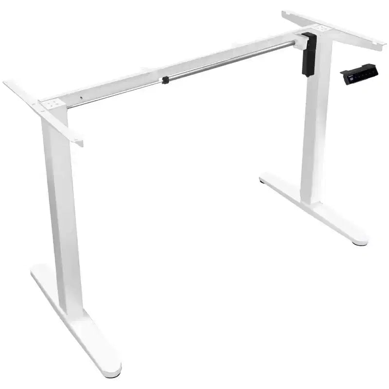 Mount-It! Single Motor Electric Standing Desk Base White