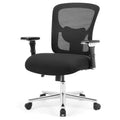 JIONJOY Wide Ergonomic Home Office Mesh Chair| Black