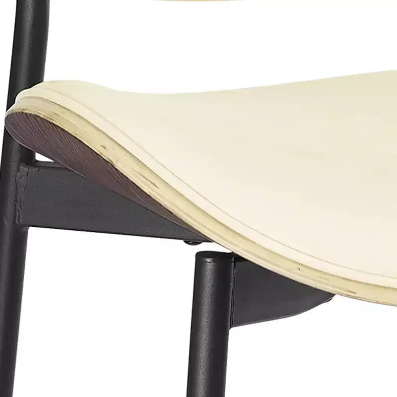 Chaise de salle à manger en peuplier rembourrée Chaise d'appoint moderne en similicuir pour chambre à coucher, cuisine, coin repas