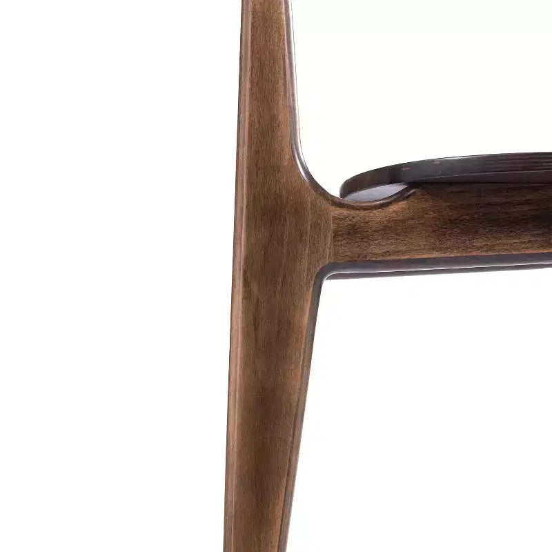 Chaises de salle à manger en bois massif de qualité commerciale avec dossiers ovales incurvés