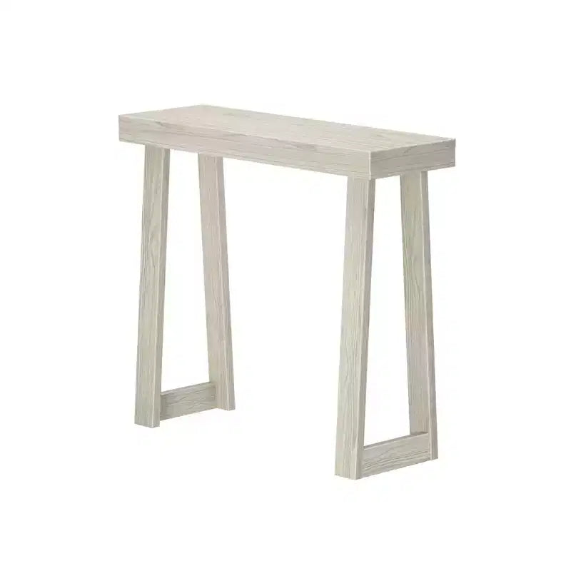 Console en bois massif Style ferme classique Table de canapé Table d'entrée étroite pour couloir