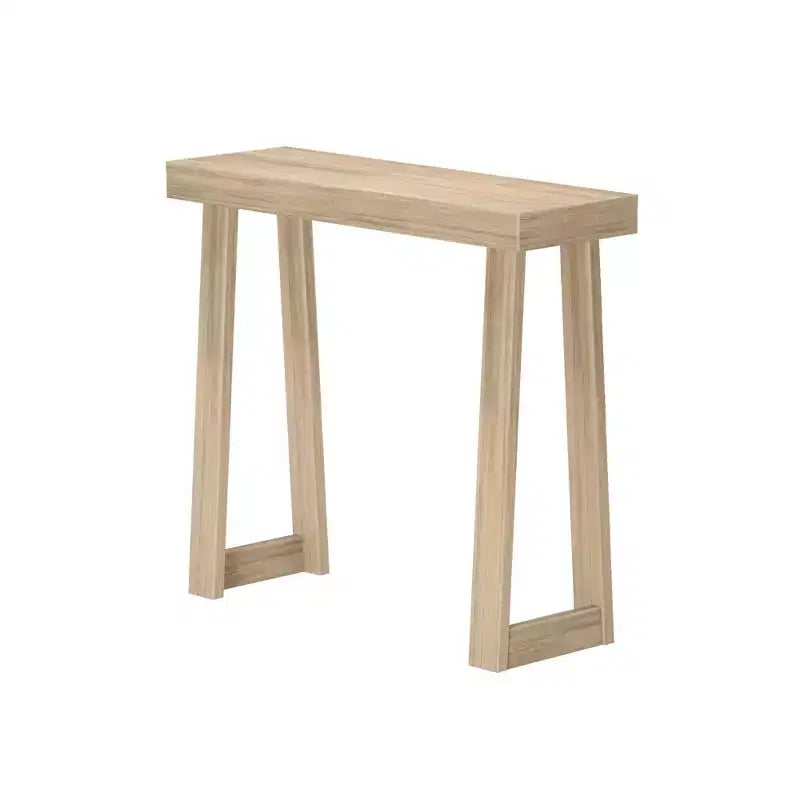 Console en bois massif Style ferme classique Table de canapé Table d'entrée étroite pour couloir