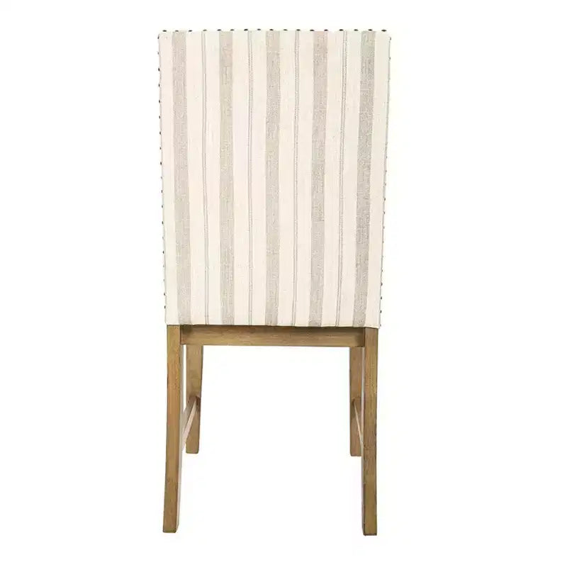Chaises de salle à manger en bois rembourrées avec tablier, cadre en contreplaqué, capacité de 136 kg