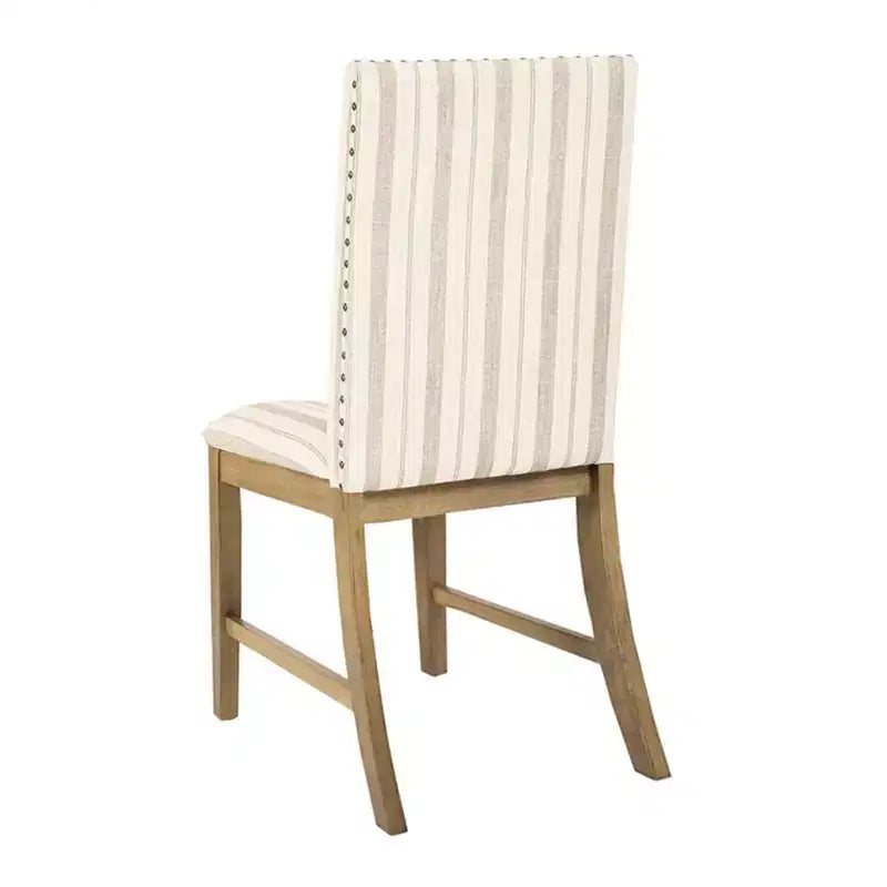 Chaises de salle à manger en bois rembourrées avec tablier, cadre en contreplaqué, capacité de 136 kg