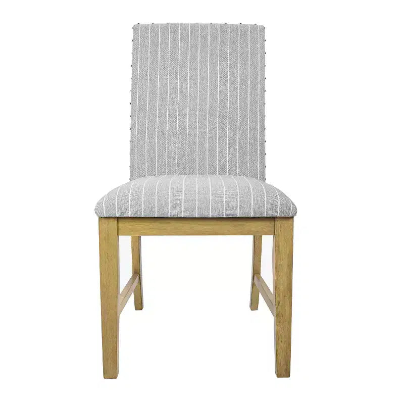 Chaises de salle à manger en bois rembourrées avec tablier, cadre en contreplaqué, capacité de 136 kg