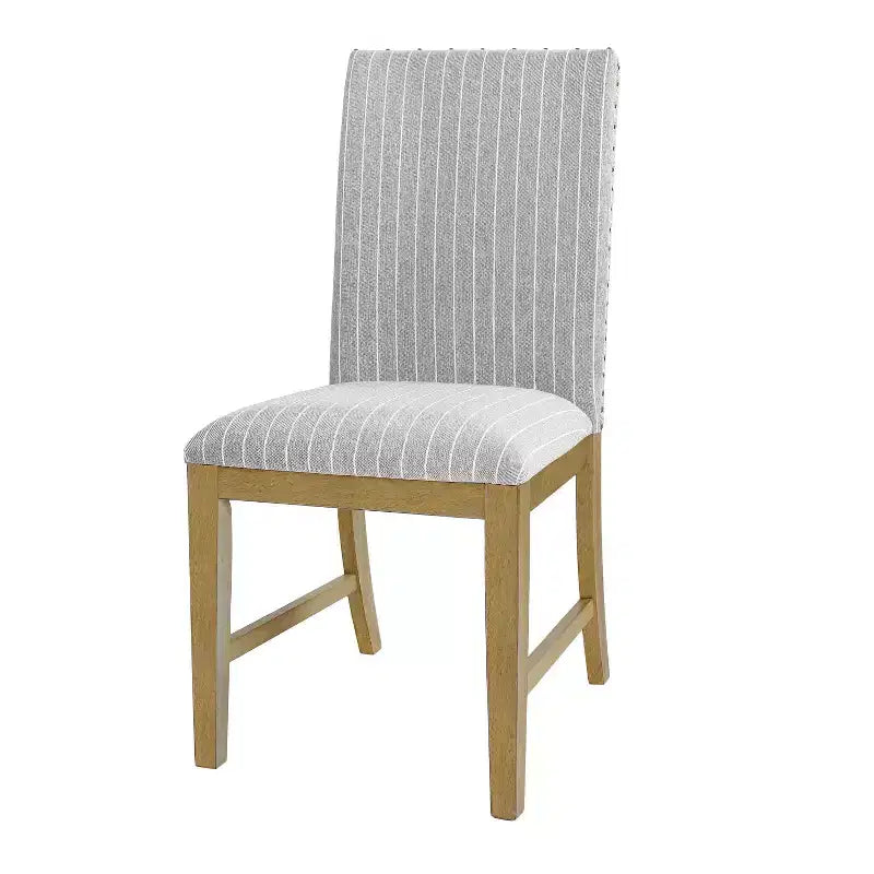Chaises de salle à manger en bois rembourrées avec tablier, cadre en contreplaqué, capacité de 136 kg