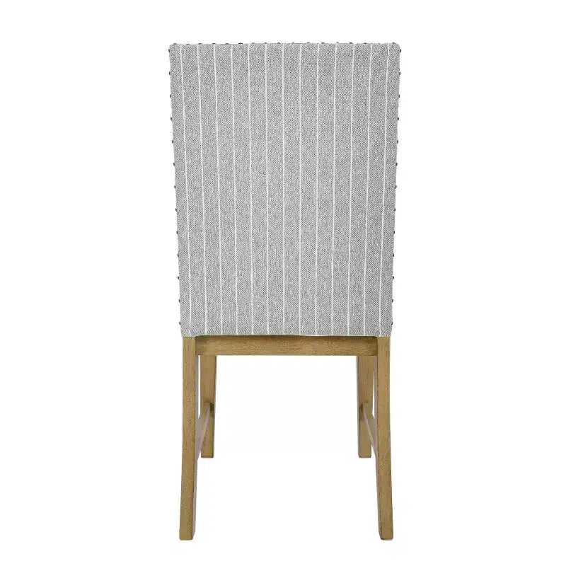 Chaises de salle à manger en bois rembourrées avec tablier, cadre en contreplaqué, capacité de 136 kg