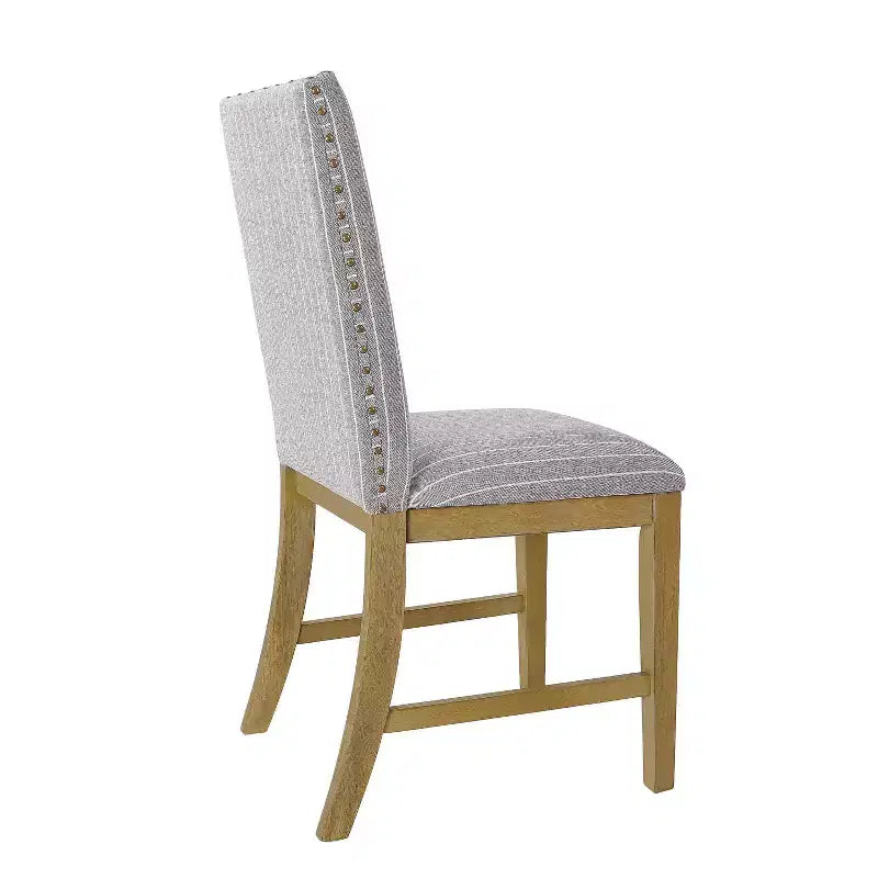 Chaises de salle à manger en bois rembourrées avec tablier, cadre en contreplaqué, capacité de 136 kg